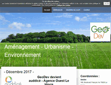 Tablet Screenshot of geodev-conseil.com